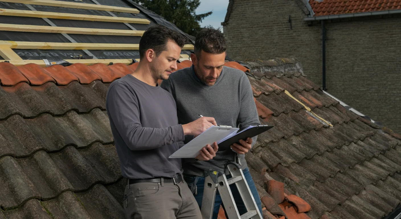 Réception des travaux de toiture en Belgique : checklist et recours en cas de malfaçon