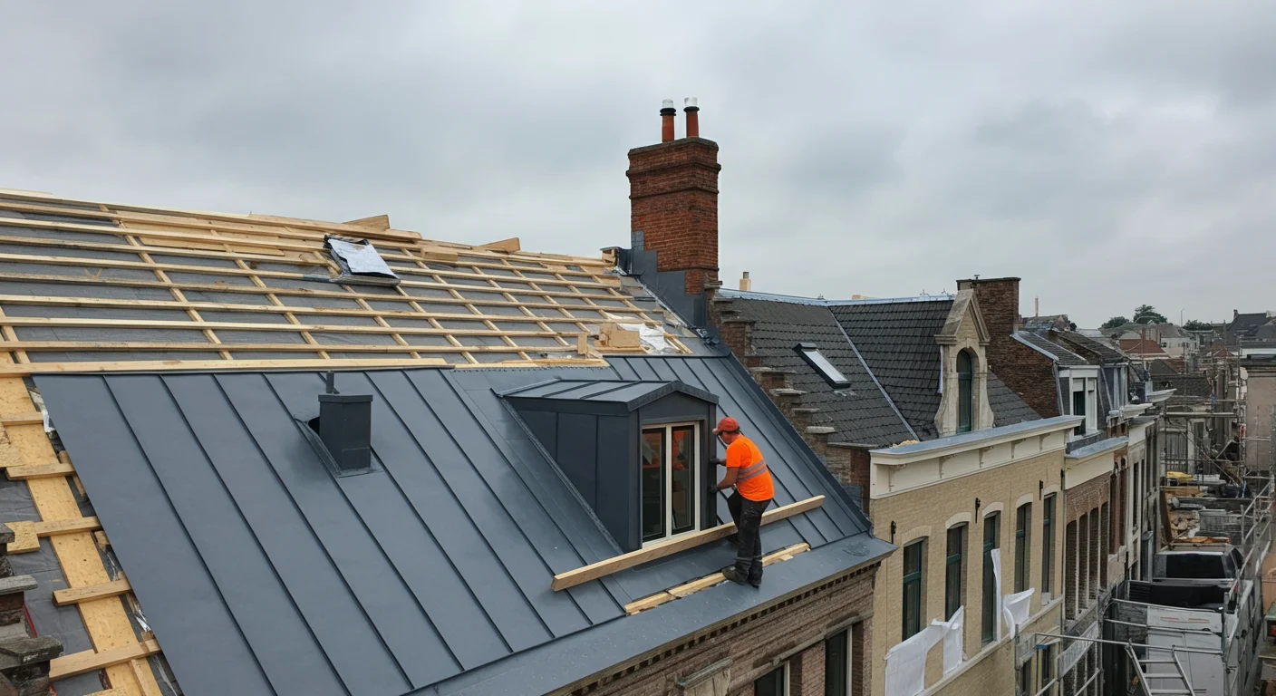 Toiture en zinc en Belgique : prix, avantages et durée de vie